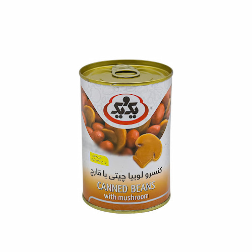 خرید ویژه کنسرو لوبیا چیتی و قارچ یک و یک